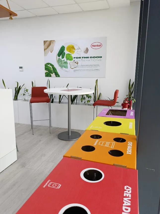 Espace de tri Revadex installé en entreprise